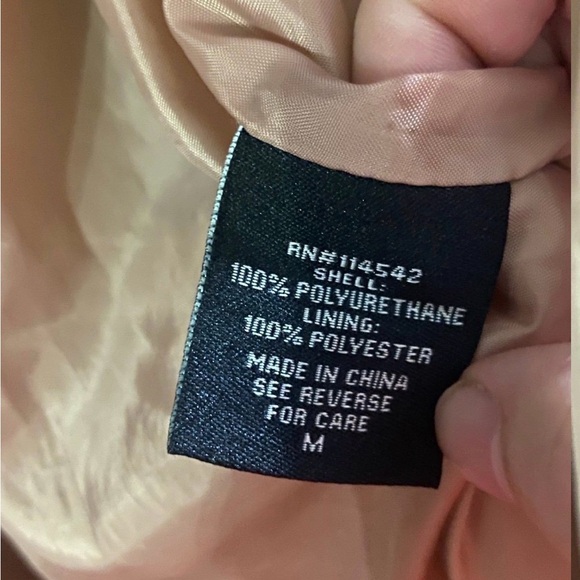 Jou Jou Women’s Medium Faux Leather Jacket - Picture 9 of 9